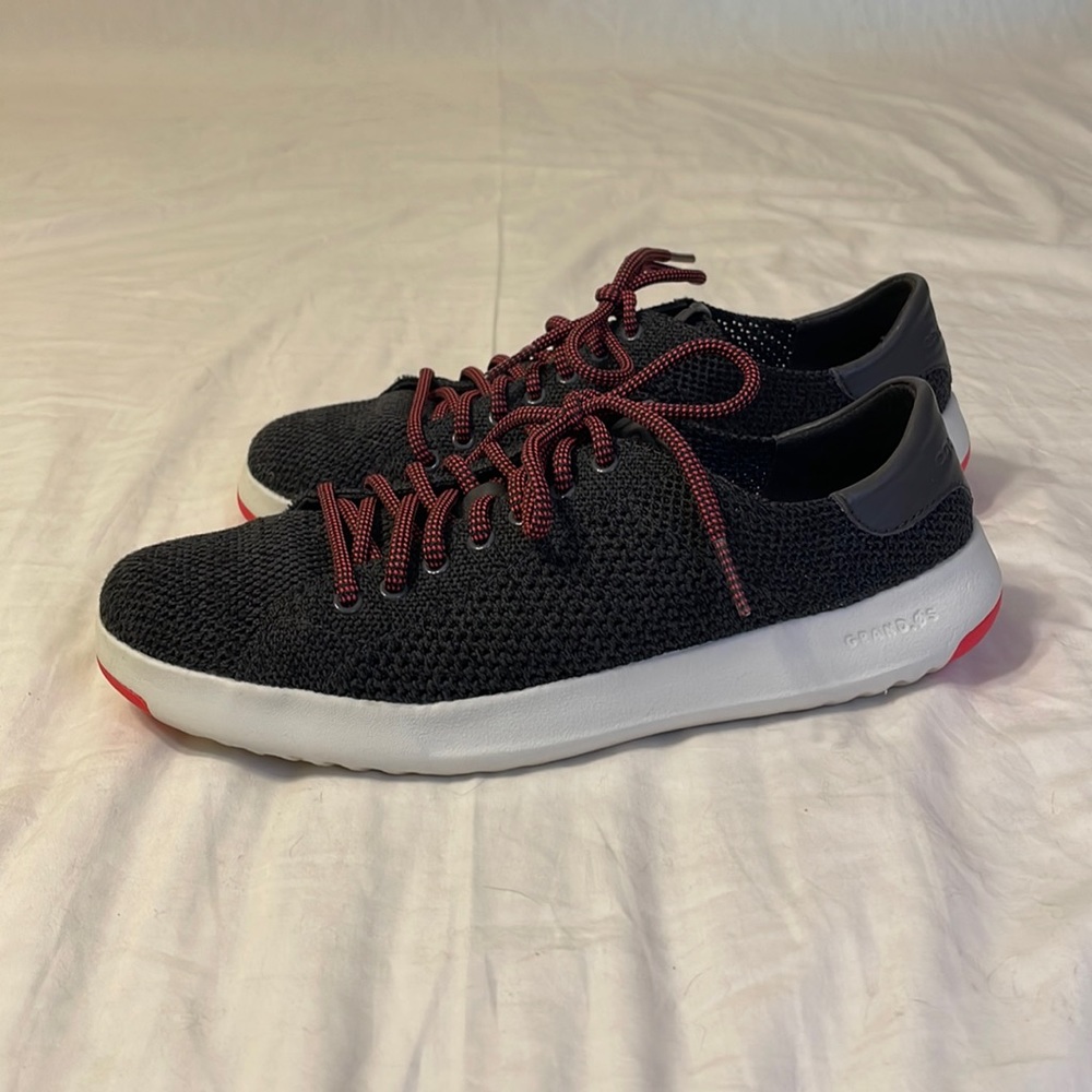 Cole Haan Grandpro Tennis Stitchlite Magnet Flash Gray Womens US Size 7.5 Woven